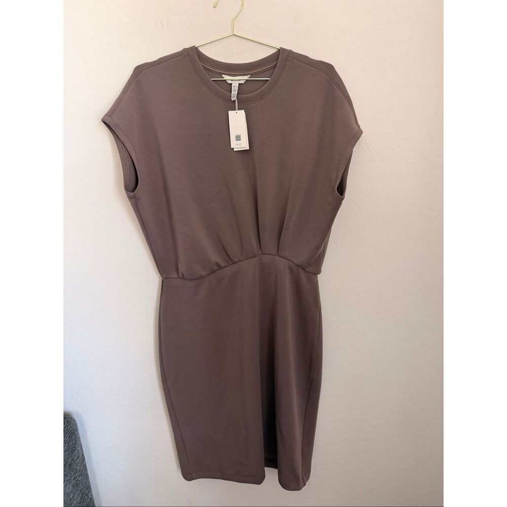 SPANX AirEssentials Pleated Minimalist Lightweight Modal Dress Size XL